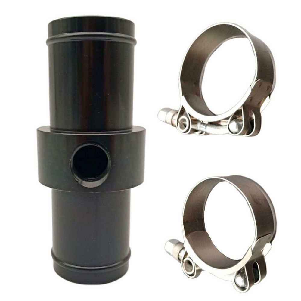 Auto Aluminum Inline Radiator Hose Temperature Sensor Adapter 3/8 NPT USA
