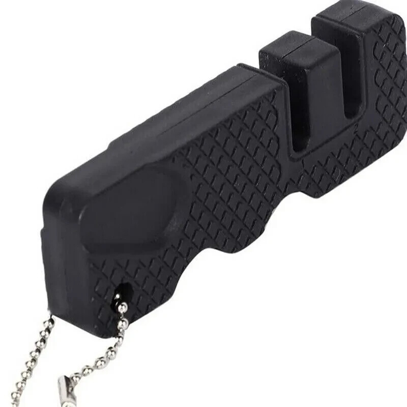 Outdoor Pocket Knife Sharpener Mini Portable Ceramic Tungsten Sharpening Tool
