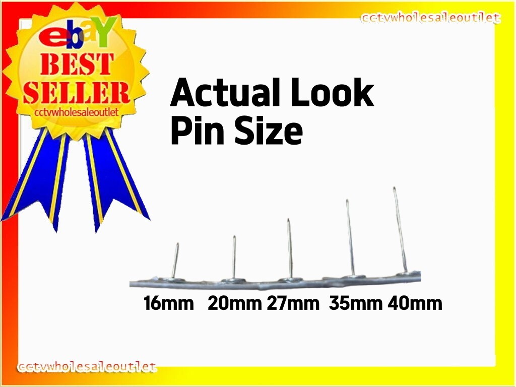 EAS 35mm Pins Security TAGS EAS - Smooth Finish