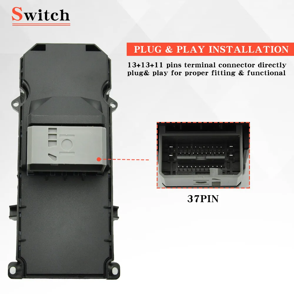 Driver Side Power Master Window Door Control Switch For 2008-2012 Honda Accord