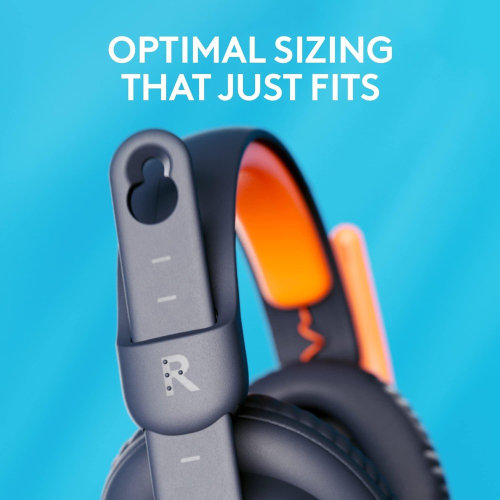Logitech Zone Learn Wired Headsets for Learners, Comfortable and Adjustable fit