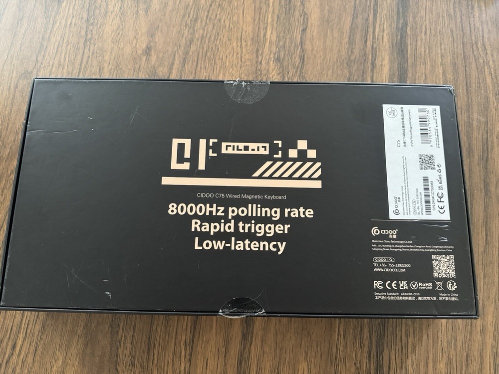 CIDOO C75 75% Layout Rapid Trigger Mechanical Keyboard Wired Magnetic