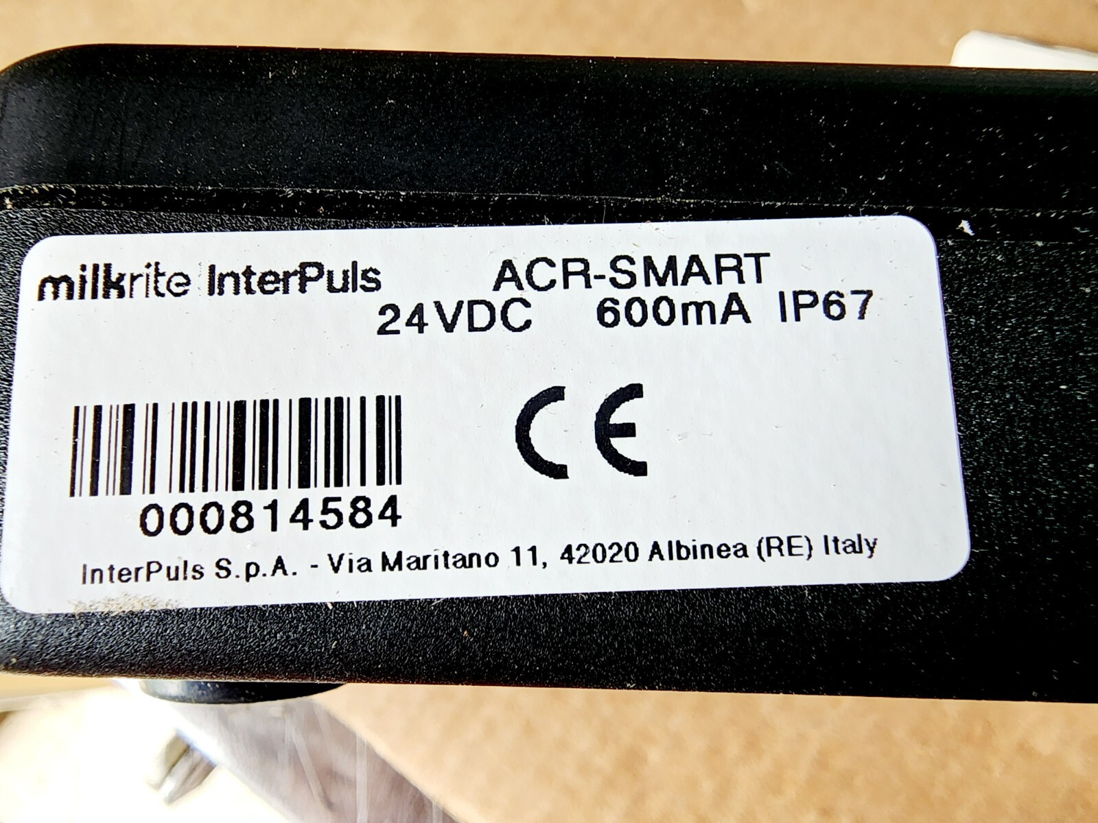 MilkRite ACR Smart MMV Interpuls Meter