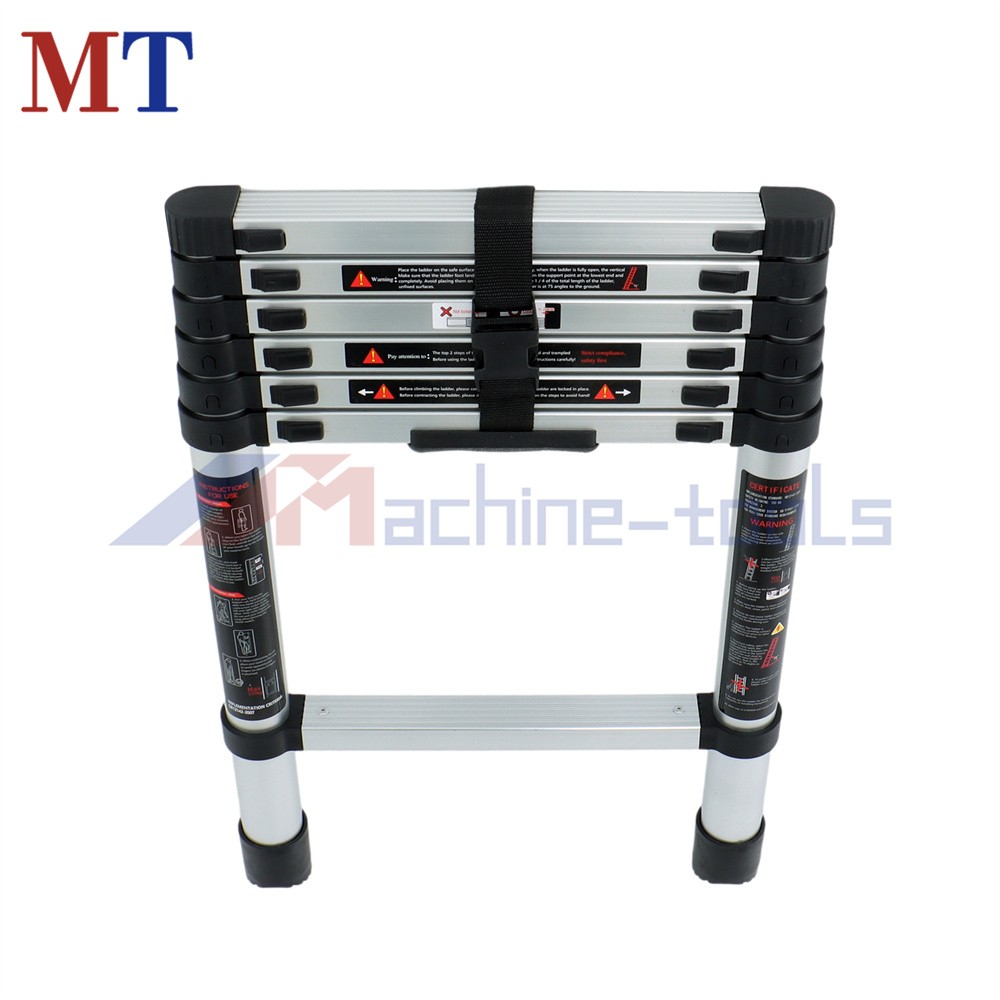 8.5ft Extension Ladders Lightweight Collapsible Ladders Aluminum Telescoping