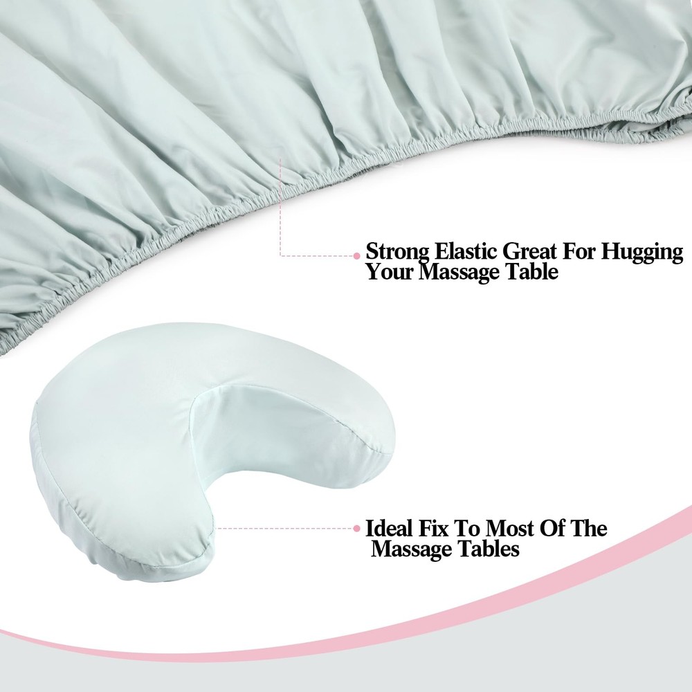 3 Sets Microfiber Massage Table Sheet Set 3 Colors 3 Piece Set Includes Massa...