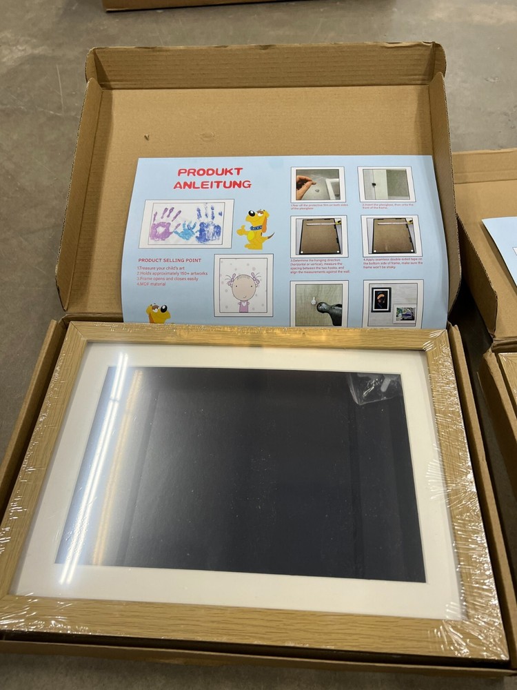 Childrens artwork shadow box frame 2 Pack 13"x9.5"