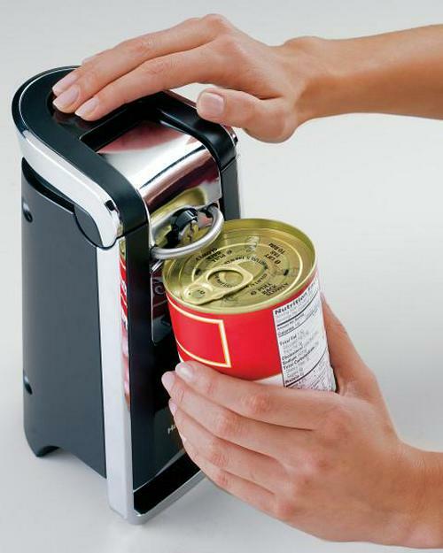 Electric Can Opener Easy-touch Opening Automatic Smooth Edge Touch Kitchen Black