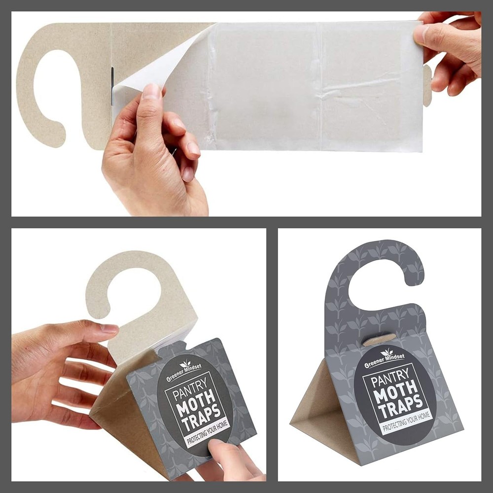 7 Pack Indoor Pheromone Moth Traps - Efficient Pantry Infestation Prevention