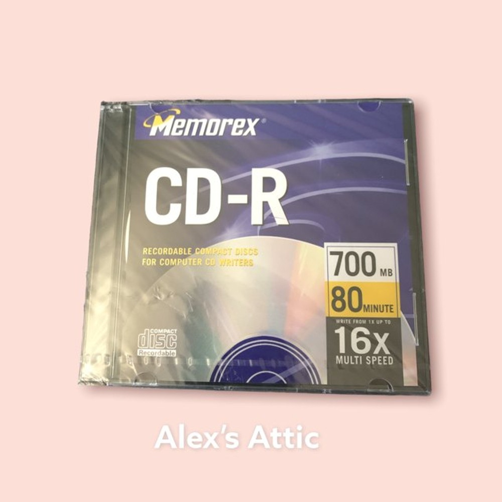 Blank Memorex CD-R cd
