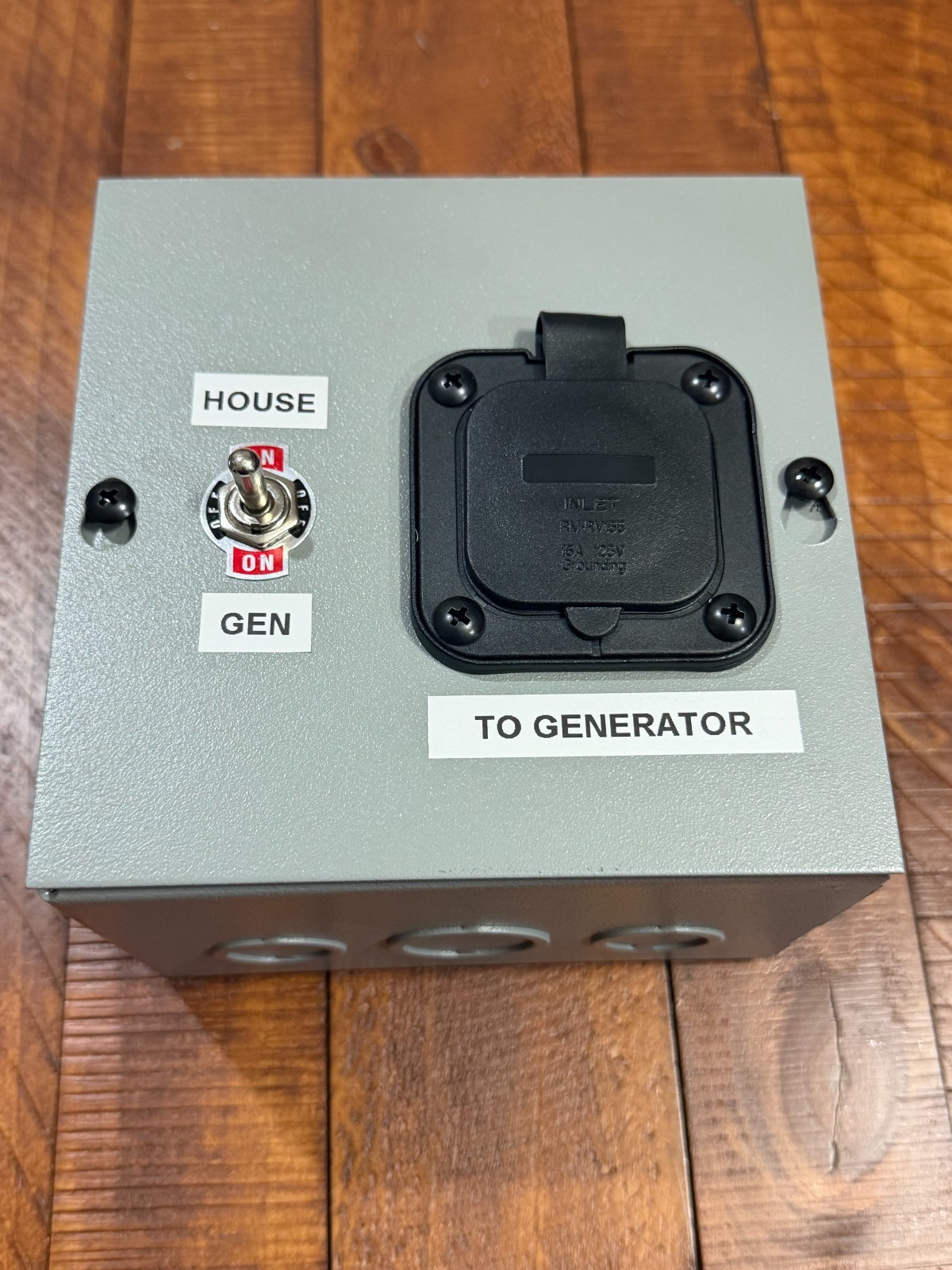 Manual Generator Transfer Switch 15 Amp 120V Generator Manual Transfer Switch EZ