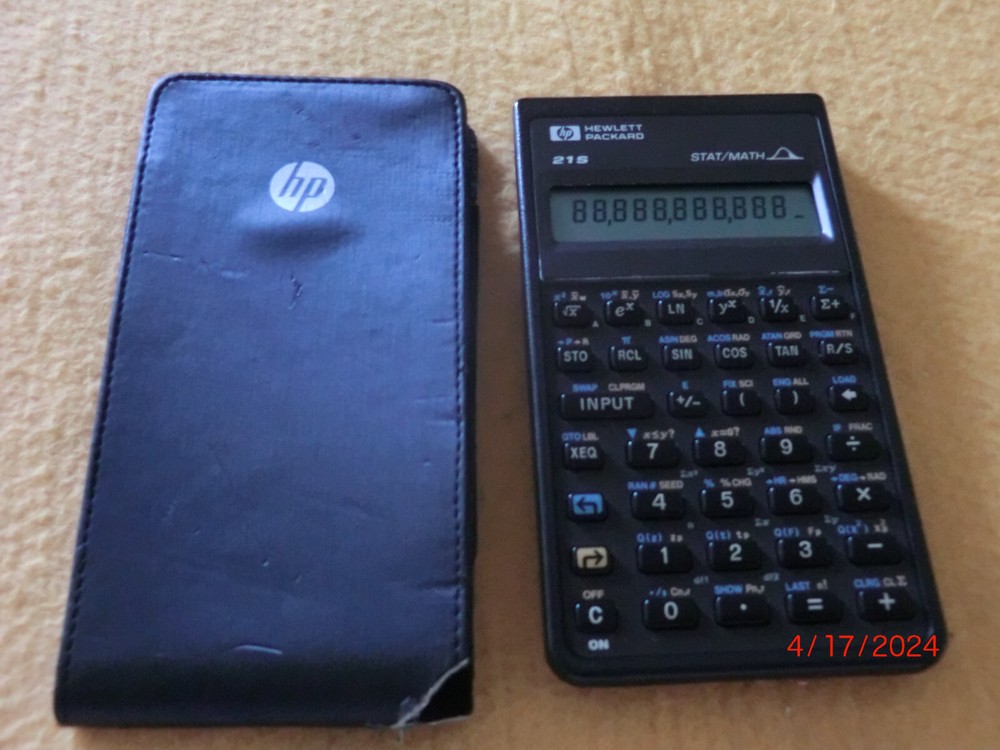 VINTAGE HP-21s Statistical Programmable Calculator