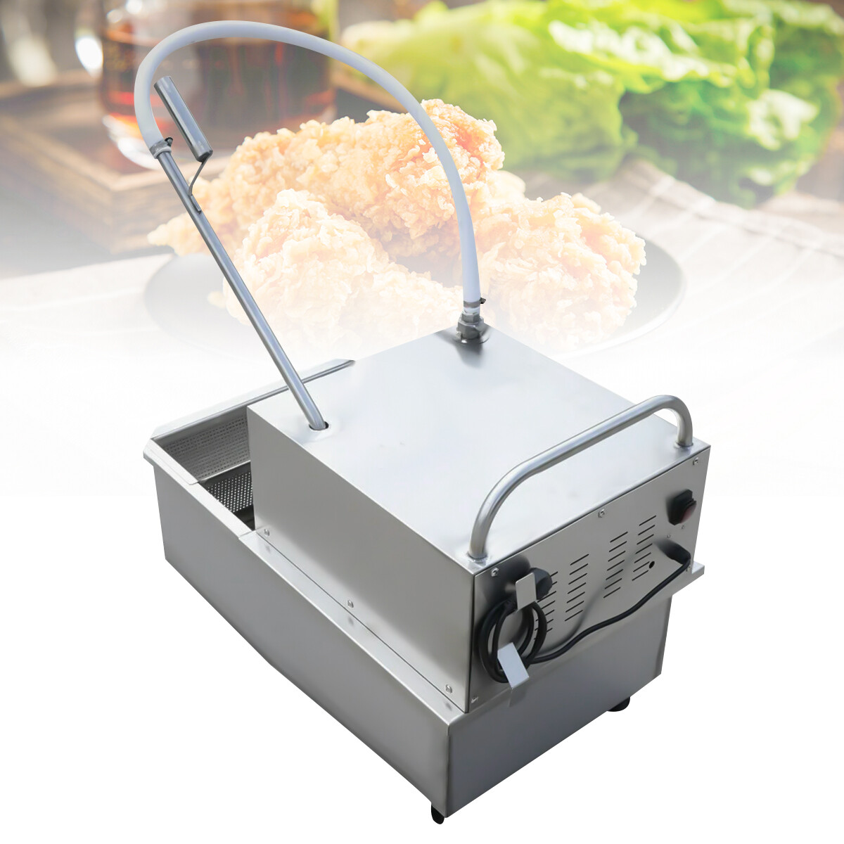 Commercial Fryer Oil Filter Cart Machine Kitchen Oil Filter System USA