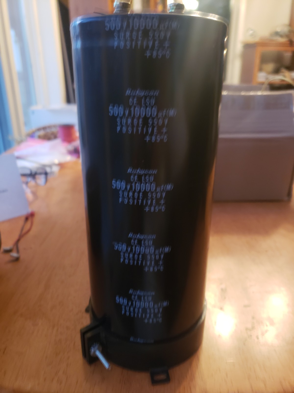 6) 10000UF 500V electrolytic capacitor, power supply filter,Tube audio amplifier