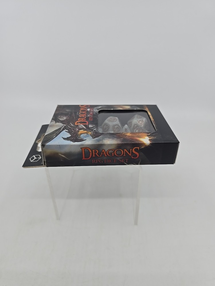 Q-Workshop Dragons Dice Set (7) Quartz D&D RPG
