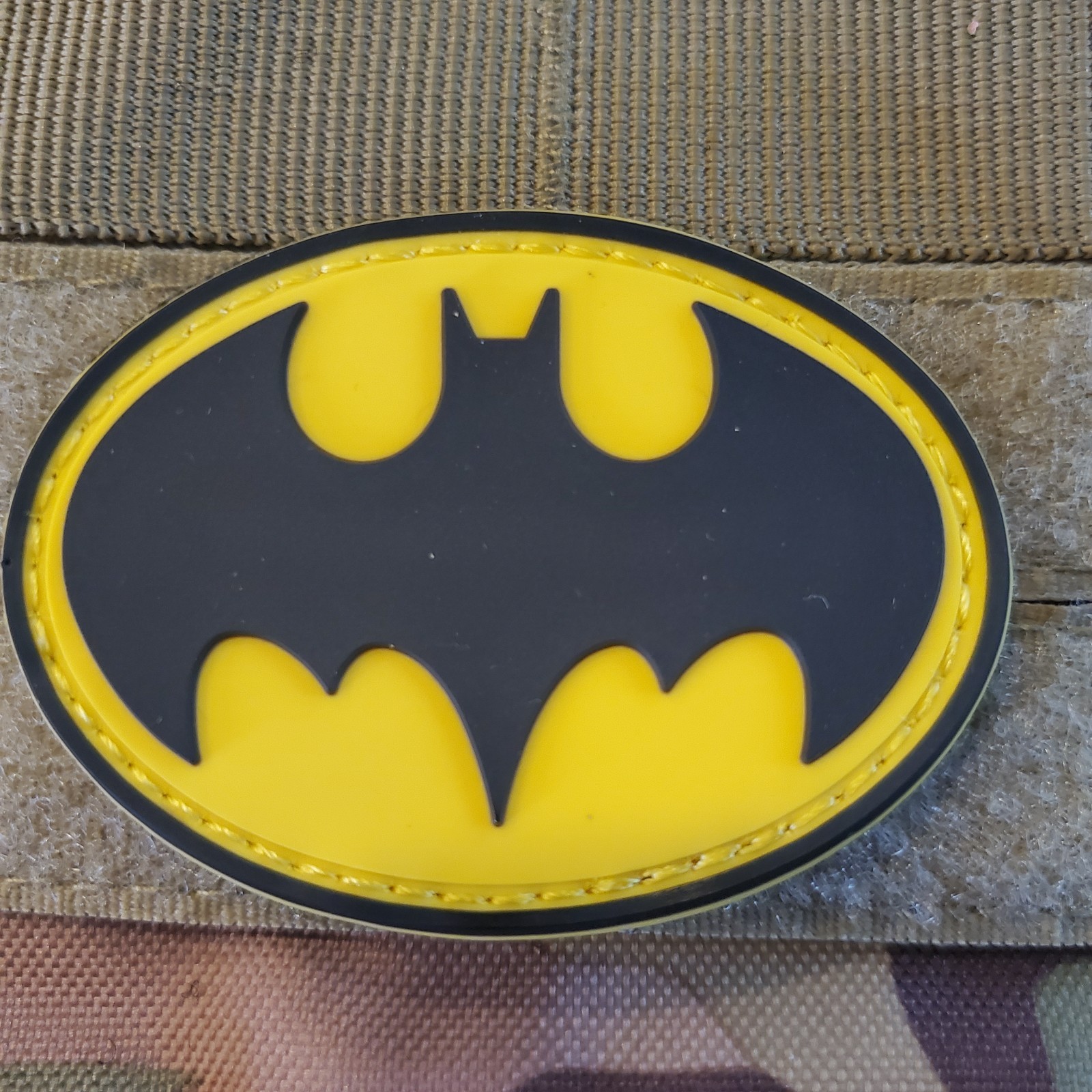 BATMAN PVC Fun Tactical Morale Patch Hook and Loop