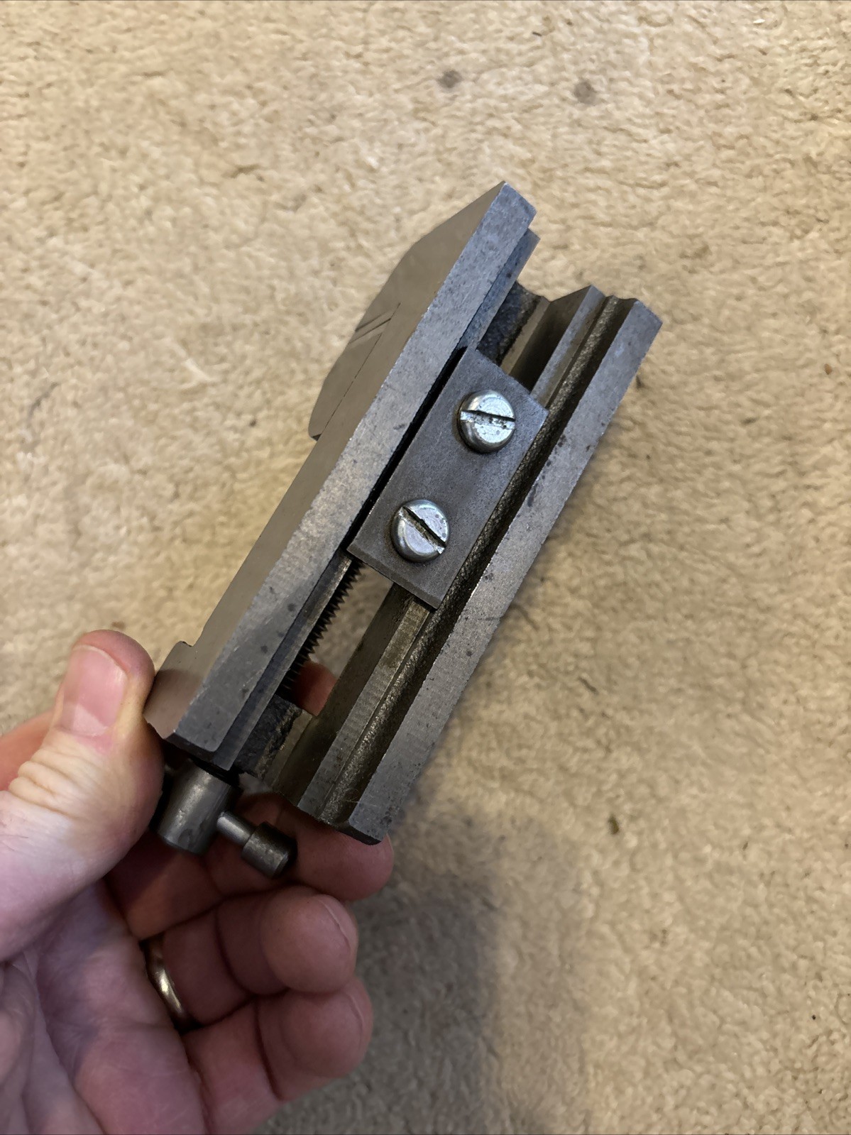 Palmgren Baby Vise Machinist Drill Press Vise 1-1/2” Jaws Excellent Condition