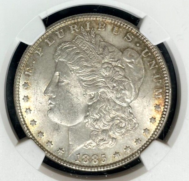 1885 MORGAN SILVER DOLLAR ~ NGC MS 63 ~BEAUTIFUL COIN~ REF#33-060