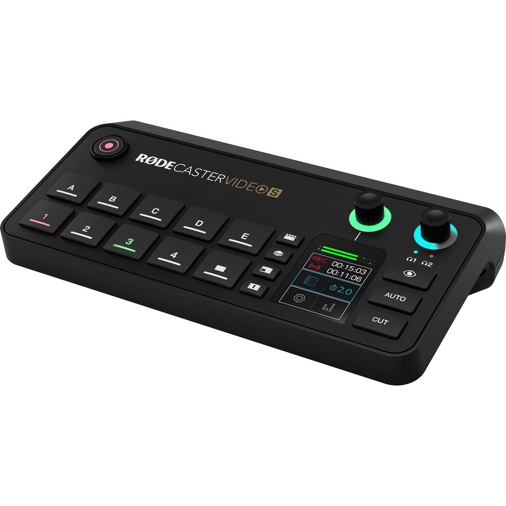 RODE RODECaster Video S Audio/Video Console with 128GB microSD & Cable