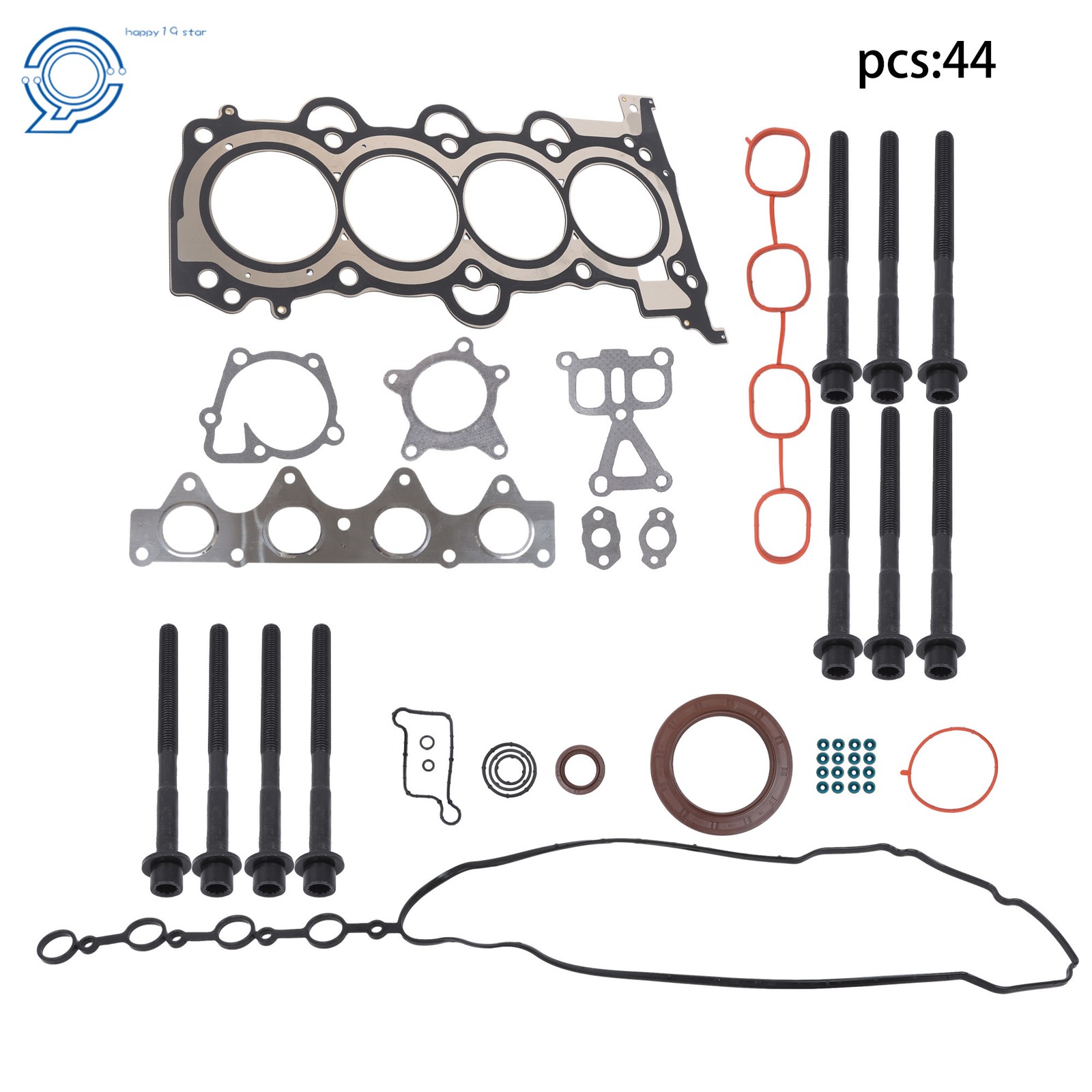 Head Gasket With Bolts Set For Hyundai Kia Accent Rio 2012-2016 1.6L L4 DOHC 16v
