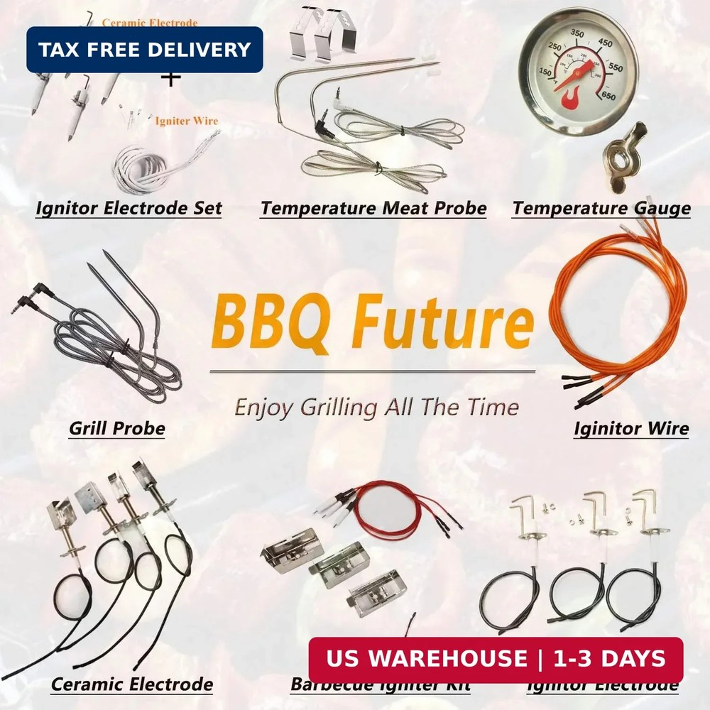 BBQ Future Electronic Ignition Button, Grill Replacement Igniter Switch Module f