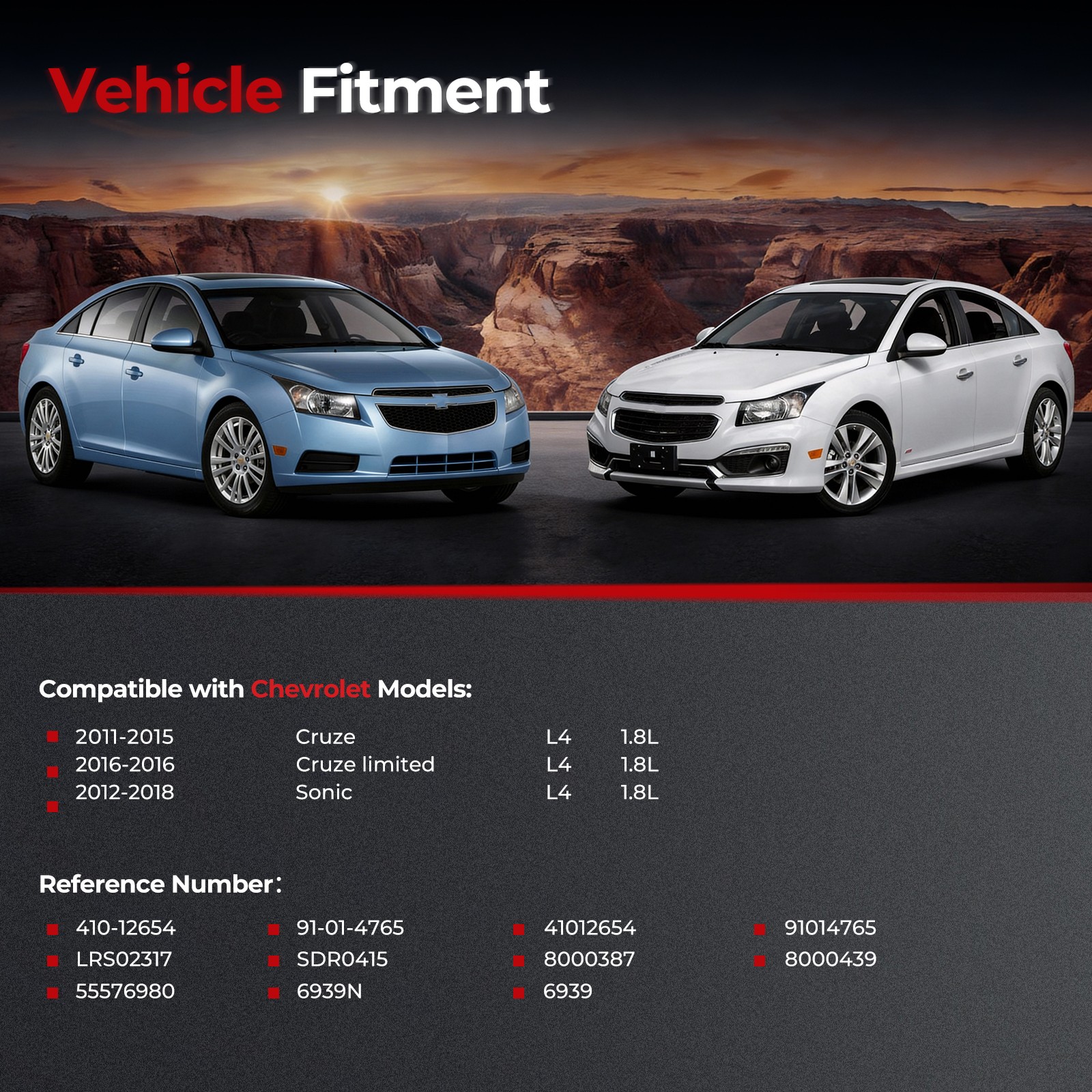 Starter for Chevrolet Sonic 2012 2013 2014 2015 - 2018 Cruze Limited 8000387