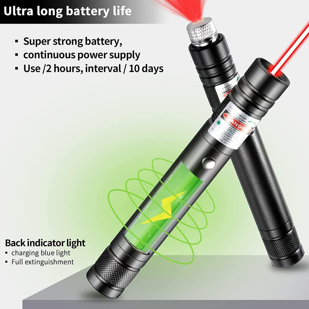 Laser Pointer High Power, Red Laser Pointer Presentations Pen, Tactical Flashlig