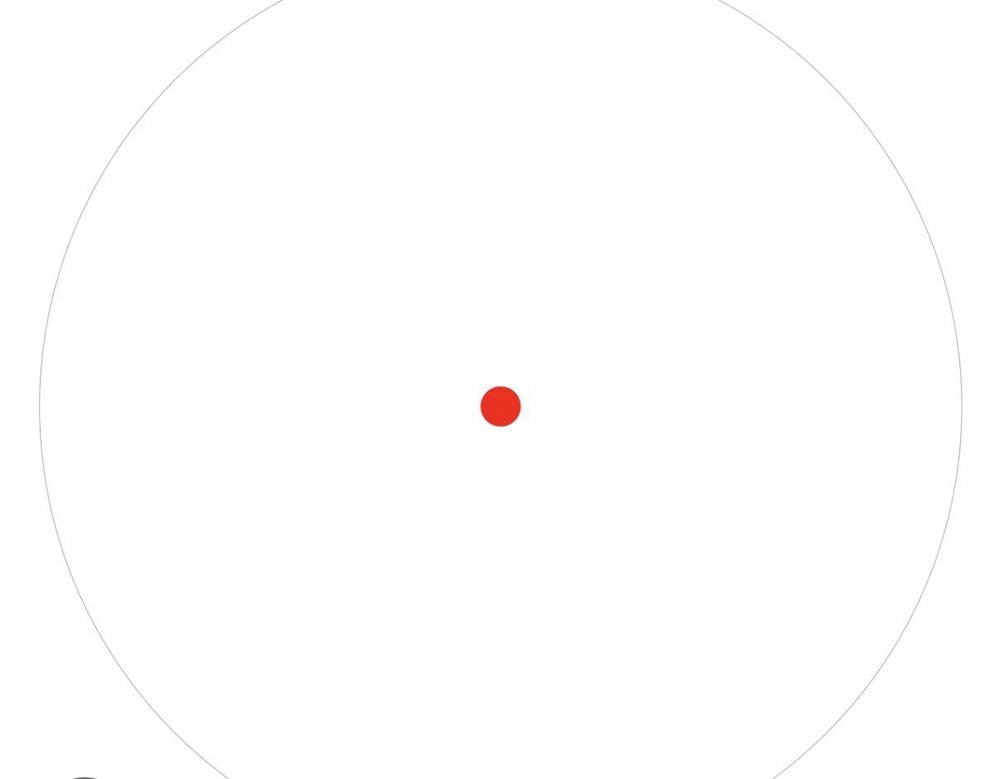 (MilSims) EvolutionGear T2 Red Dot 2 MOA & 1.93 Mount (9mm/5.56 Rated)