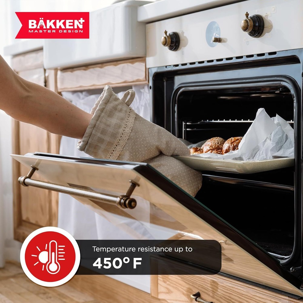 Bakken Swiss - Bakeware Set – 6 Piece – Stackable, 6 Set, White Marble