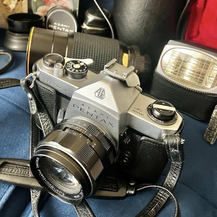 Vintage camera bundle Asahi Pentax