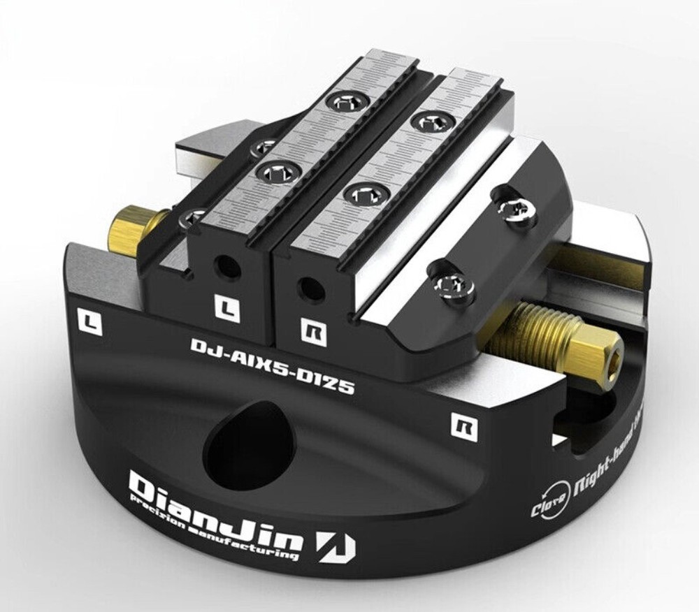 Four/five-axis quick-change fixture zero-point disc type integral concentricVise
