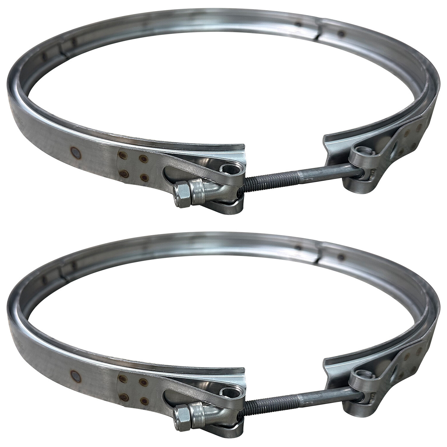 2pcs DPF Filter Clamp Fits Cummins Engines 13.25" OEM# 2871863 21445455