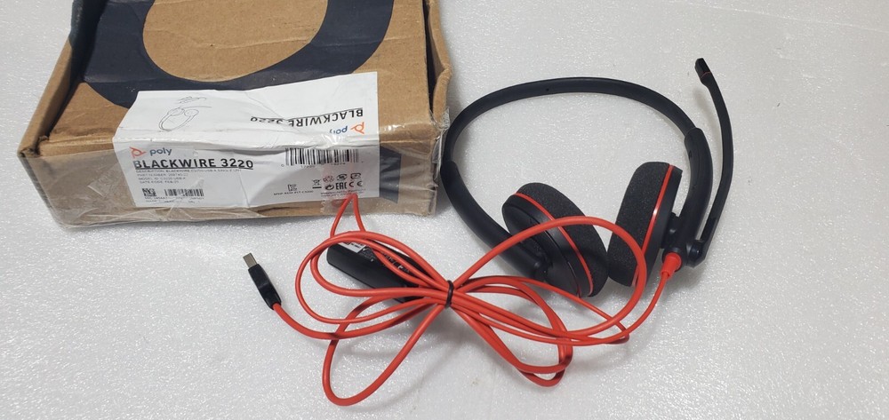 Poly Blackwire C3220 USB-A SINGLE UNIT Headset 209745-22