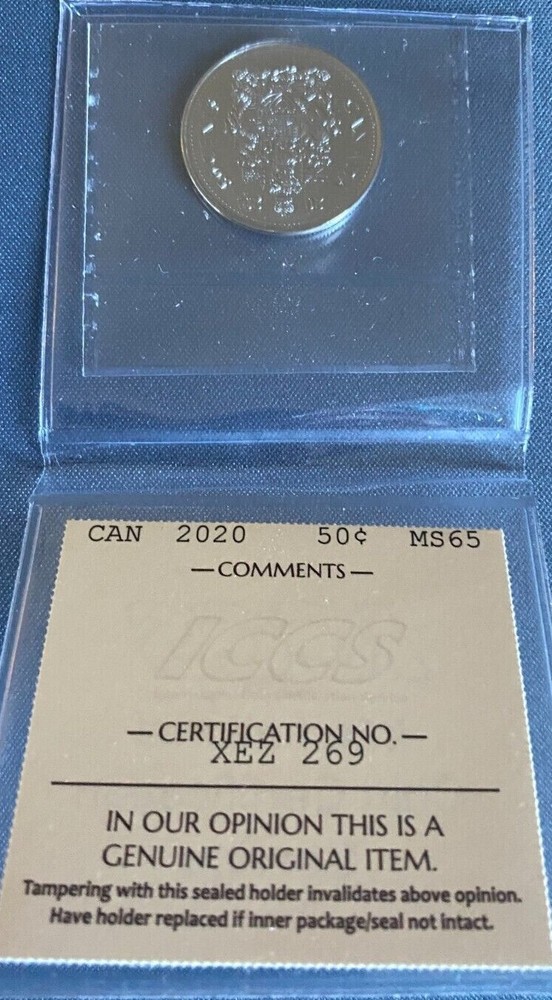 Canada - 50 cents - 2020 - ICCS Certified - MS-65