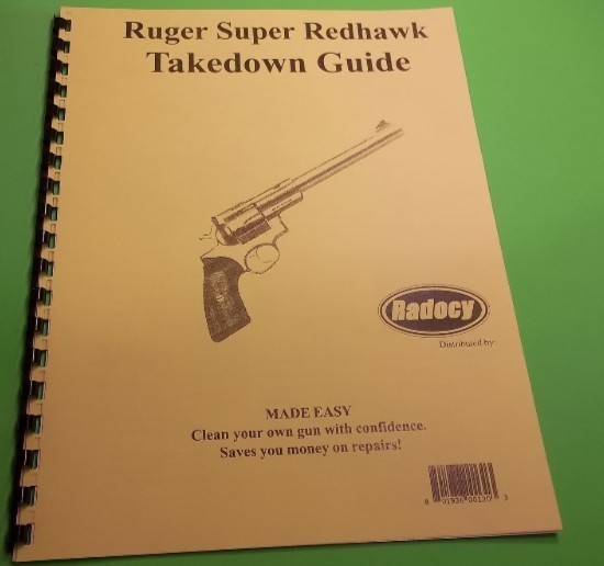 Ruger Super Redhawk Revolver Takedown Guide – Printed Reference Manual (257)