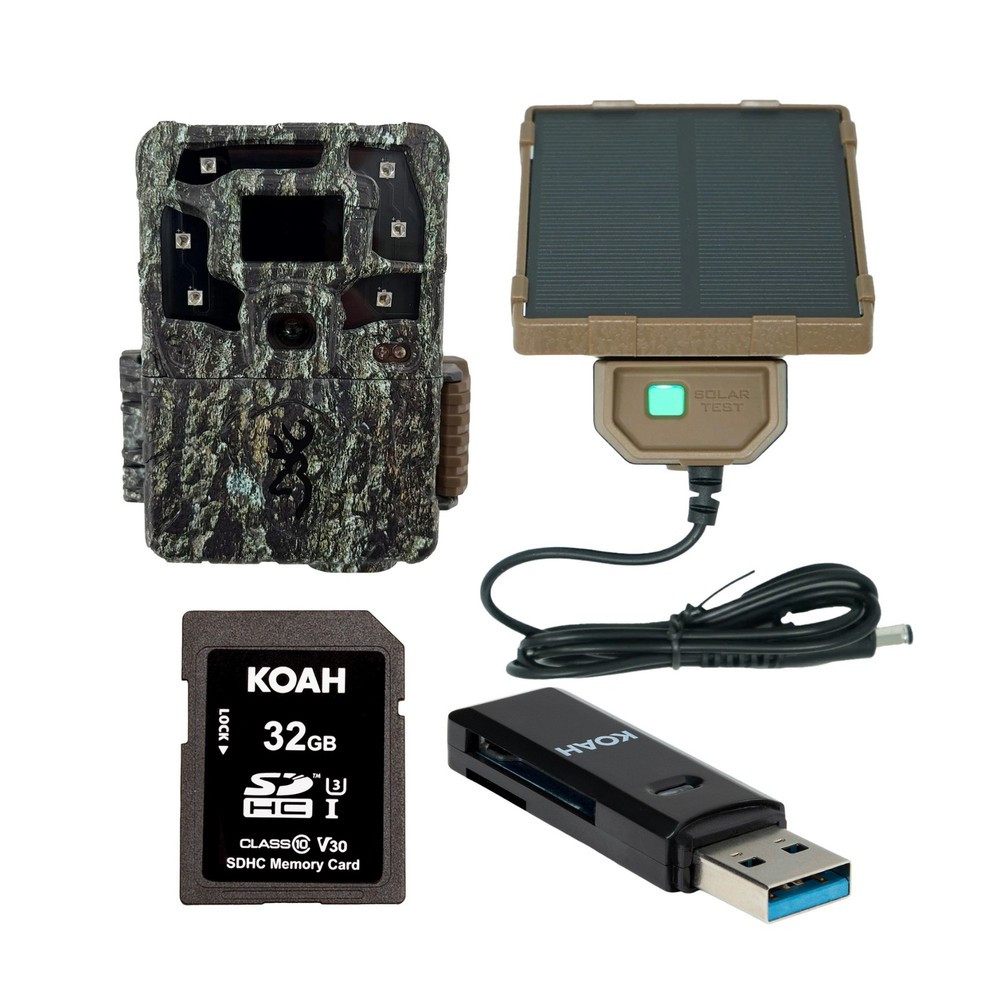 Browning Trail Cameras Strike Force Pro X Motion-Activated Camera (Camo) Bundle
