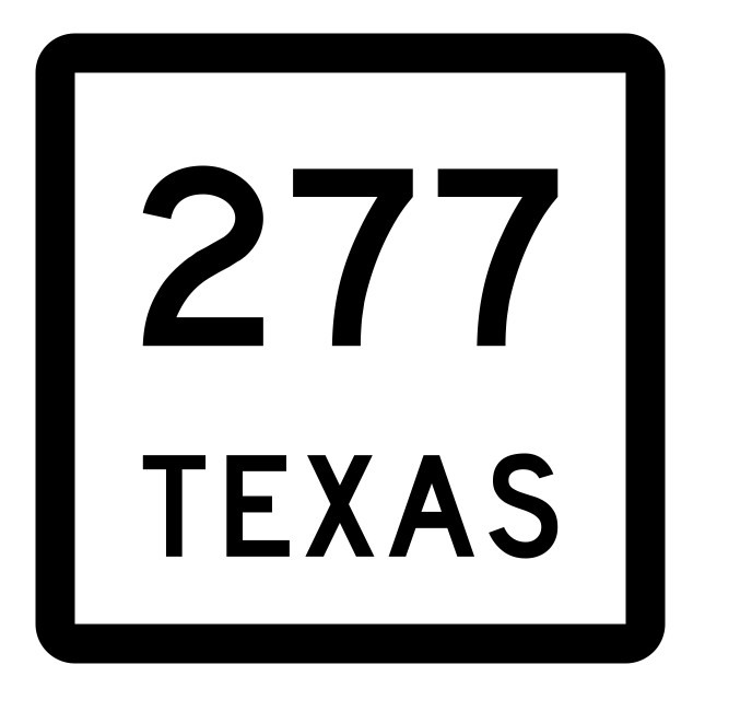 Texas State Highway 277 Sticker Decal