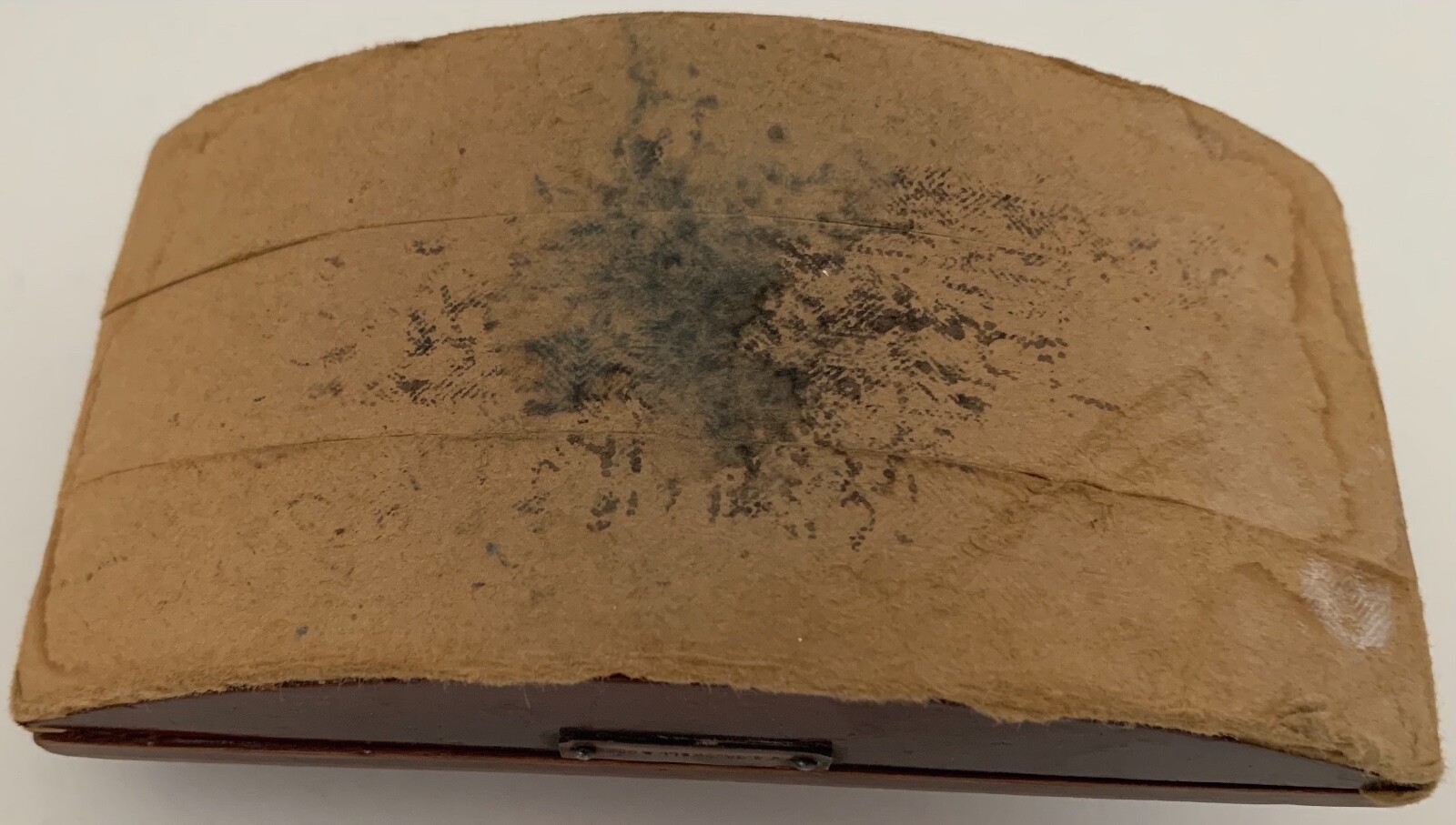 HAMMERED ARTS CRAFTS COPPER STERLING MOKUME JOSEPH HEINRICHS ROCKER BLOTTER 1905