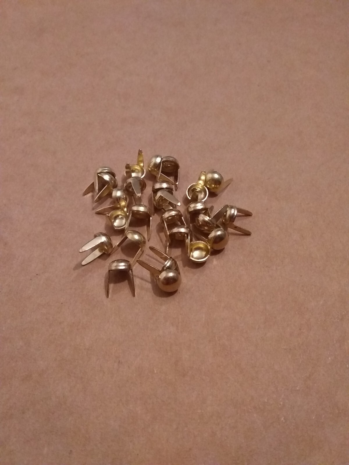 1/4" Solid Brass Round Spots / Studs For Leather (Pack Of 250)