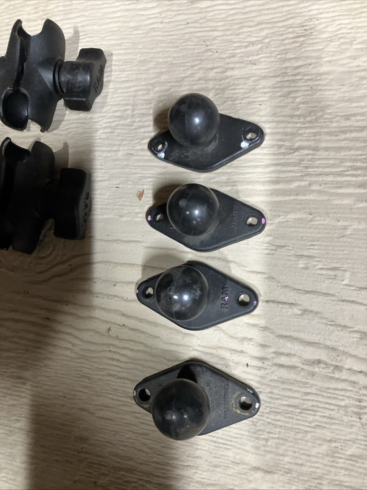 12 Pc RAM® 1in Ball Mount Double Socket Arm Assortment Set