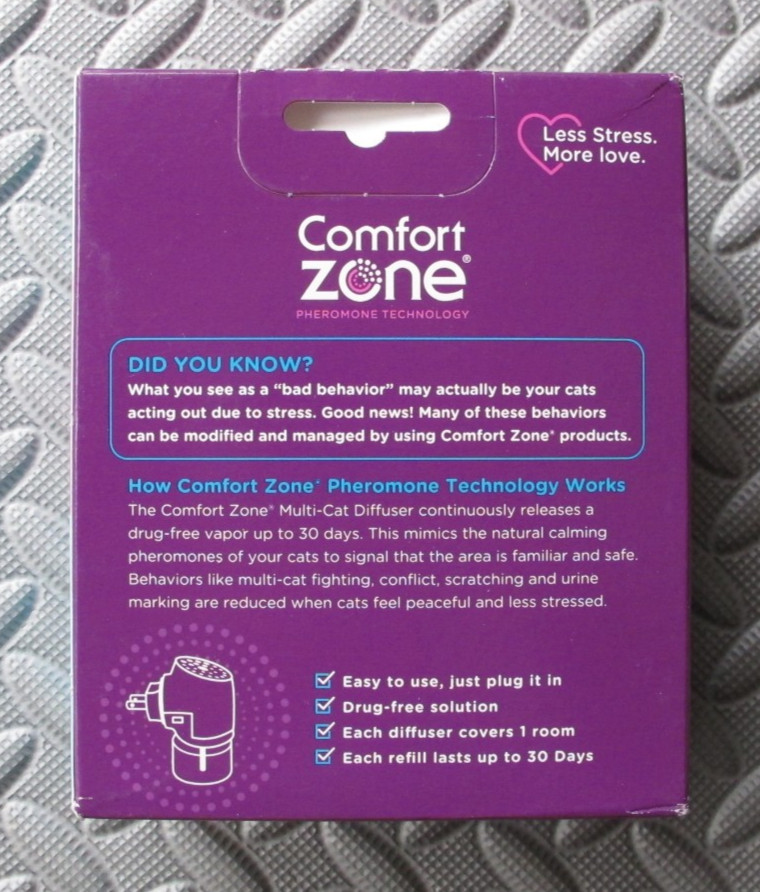 Comfort Zone 30 Day Starter Kit 1 Multicat Diffuser & 1 Refill