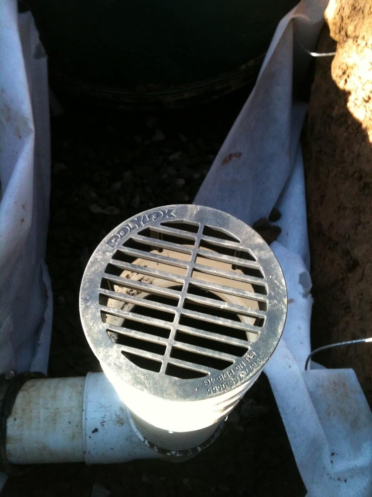 Polylok 8" Pipe Grate (Black) PDB-8G