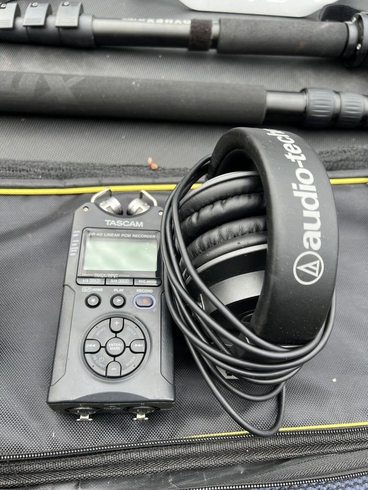 Professional filming gear.