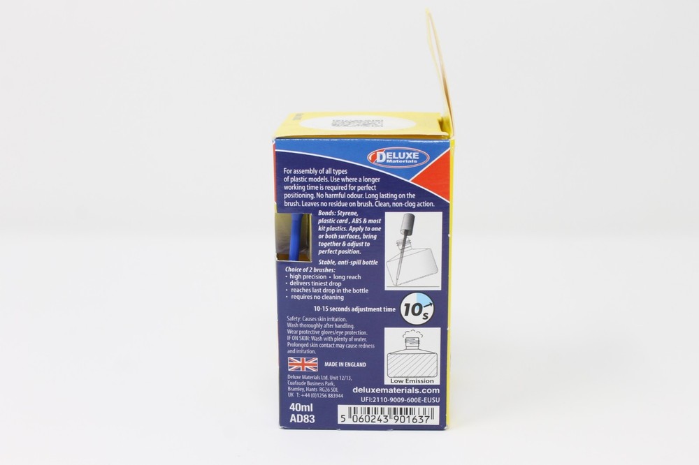 Deluxe Materials AD83 Plastic Magic 10 Sec Liquid Plastic Cement Model Glue