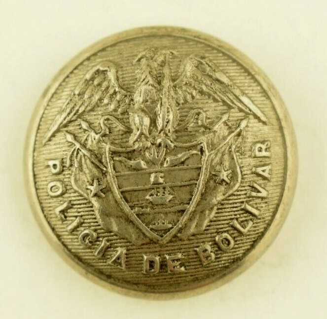 1880's Applied Eagle I Coat Infantry Uniform Button Authentic Original B3