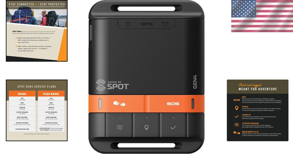 Compact GPS Messenger | Globalstar Satellite Coverage