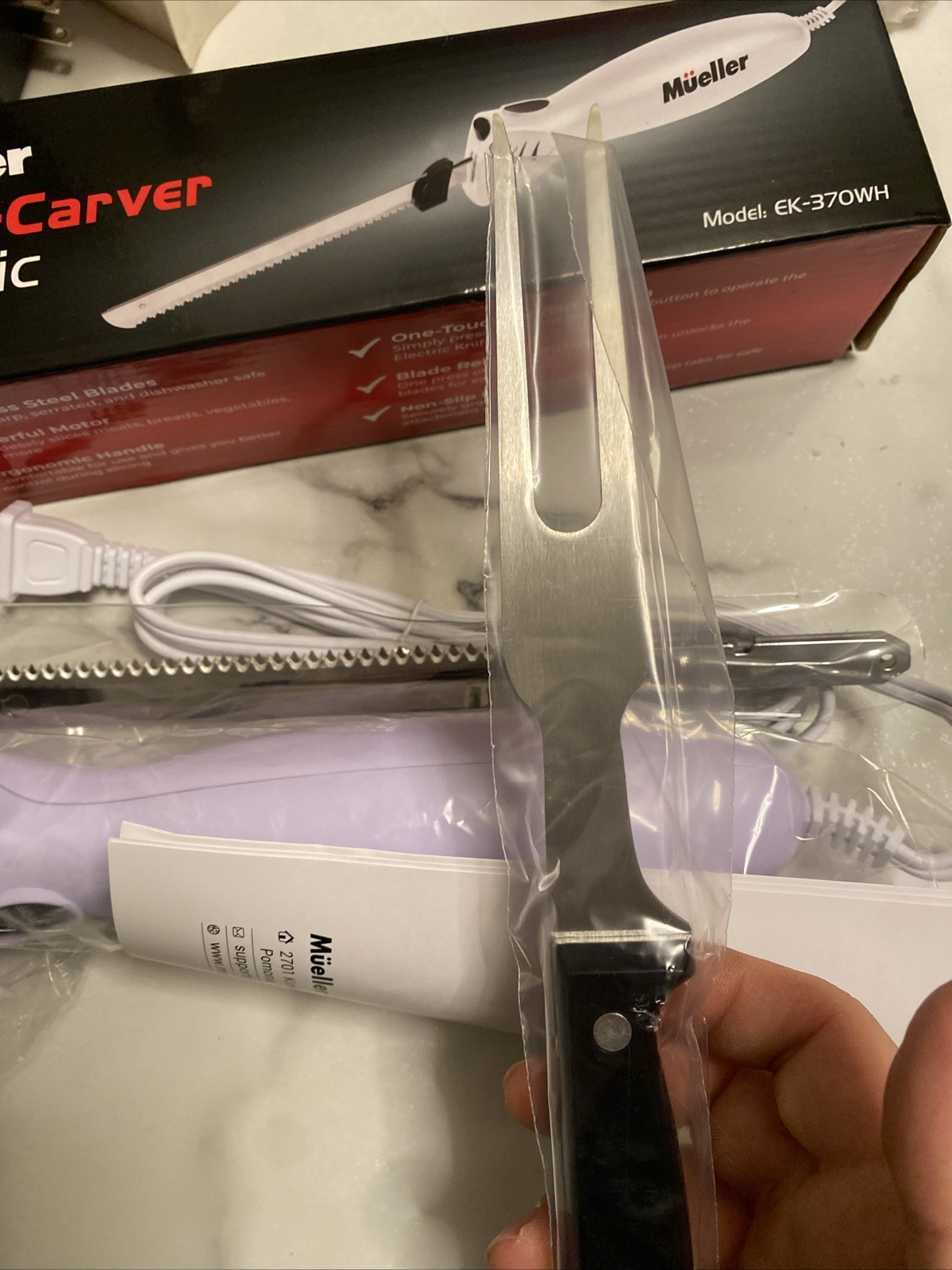 Mueller Ultra-Carver Electric Knife for Carving Meats, Poultry, Bread, Crafting