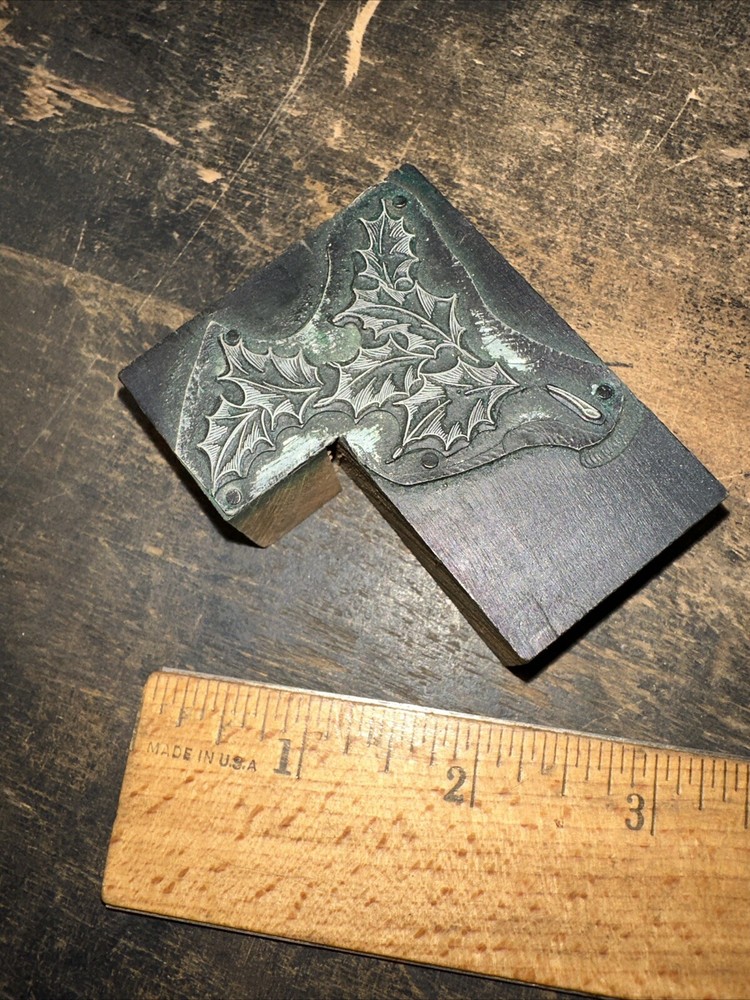 Printing Block ( Beautiful Leaves ) Corner Block￼