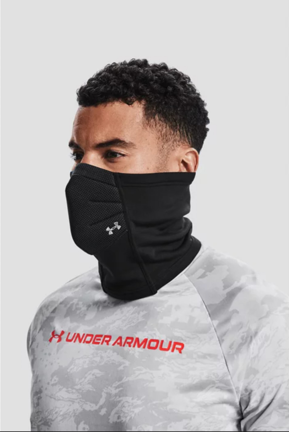 🔥🔥🔥 Under Armour UA Fleece Gaiter Black L/XL ISO Chill Sportsmask $40 Retail