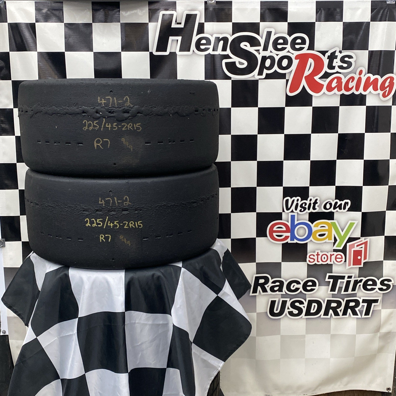 471-2 USDRRT HOOSIER DOT    Road Race Tires   225/45-ZR15  R7