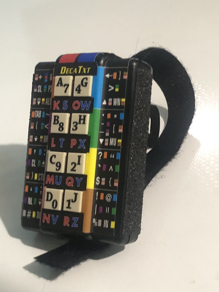 DecaTxt 3 One-Hand Bluetooth Spatial Computing Keyboard & Assistive Technology